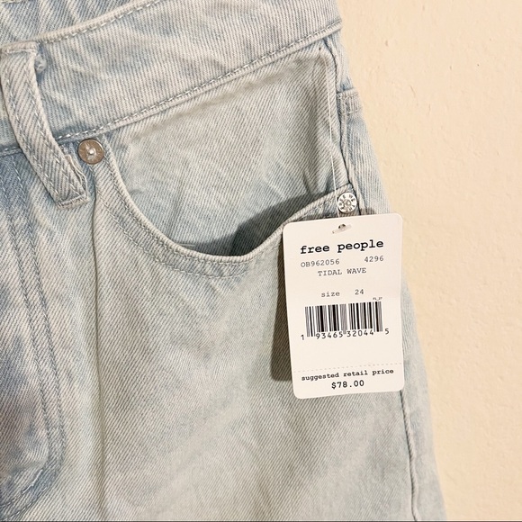 NWT Free People Going Rogue Denim Mini Skirt - Picture 6 of 12